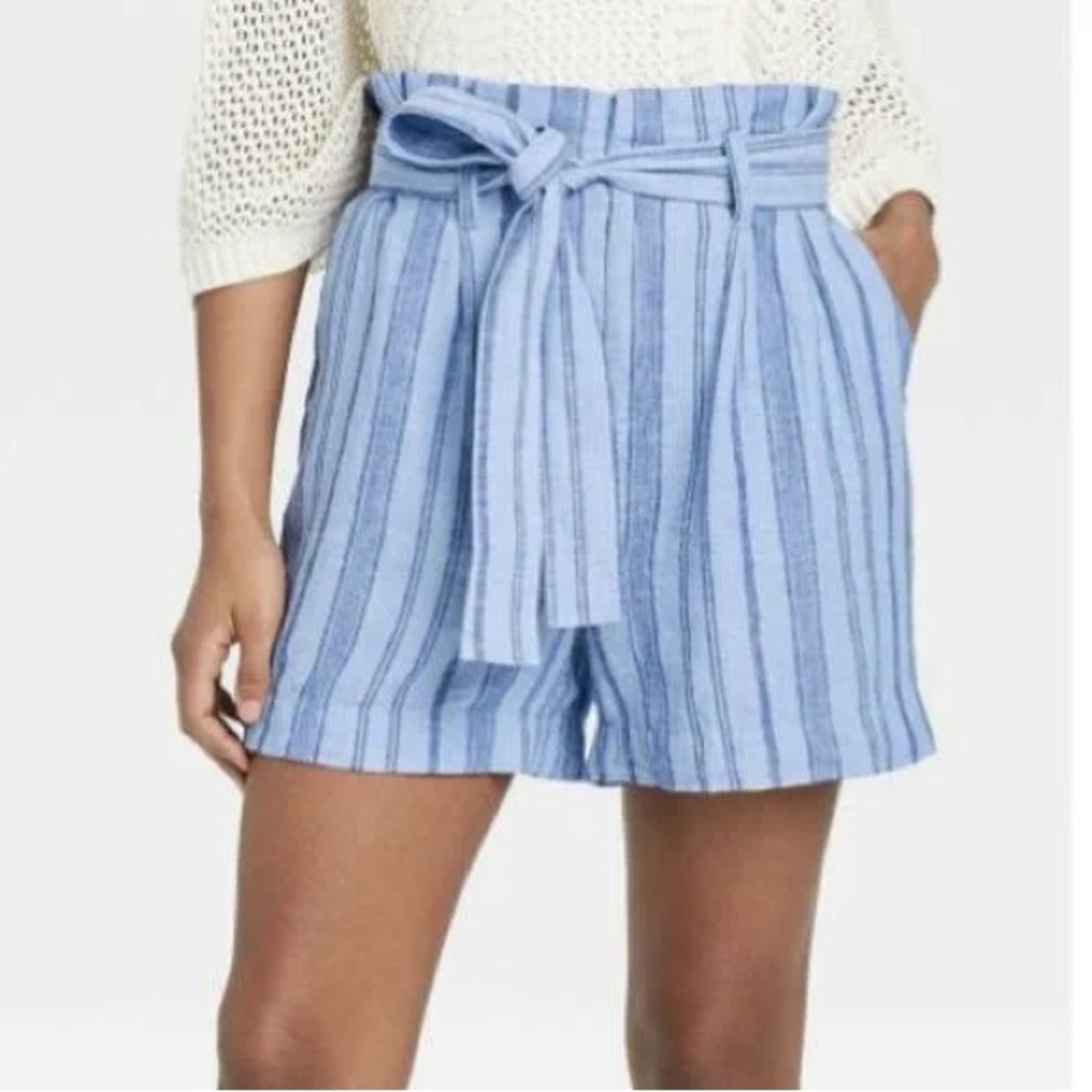 NWT A New Day by Target Striped Blue Women's Shorts